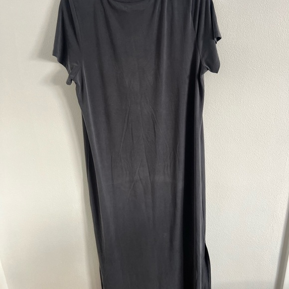 Madewell Gray Tshirt Dress Maxi, size large - Picture 4 of 6